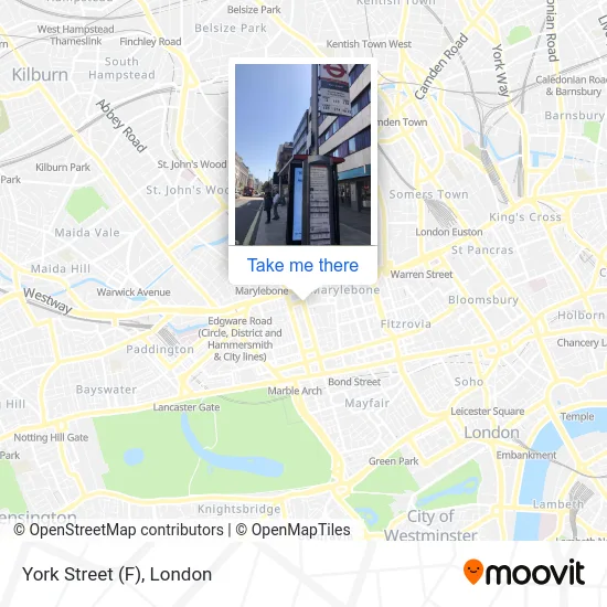 York Street (F) map