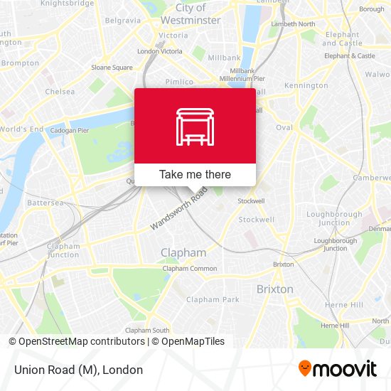Union Road (M) map