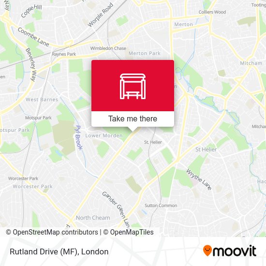 Rutland Drive (MF) map