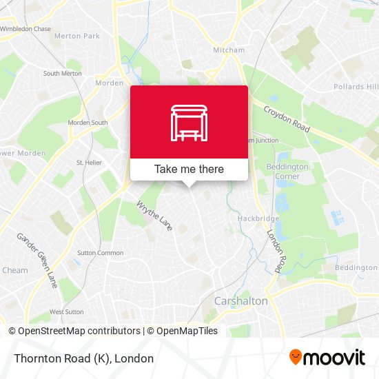 Thornton Road (K) map
