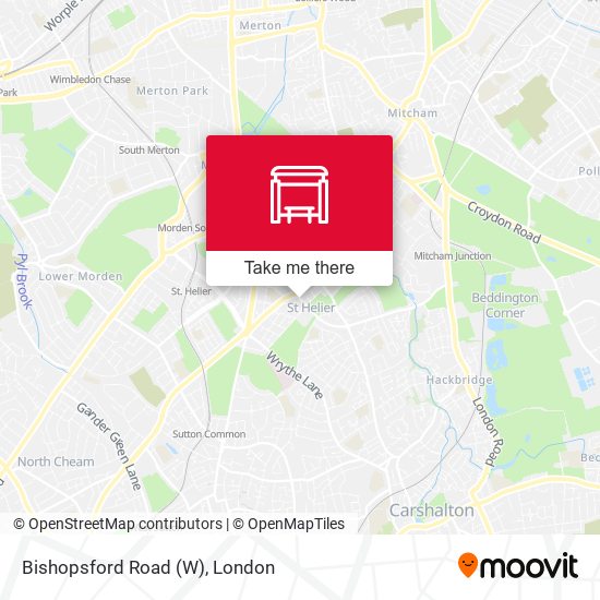 Bishopsford Road (W) map