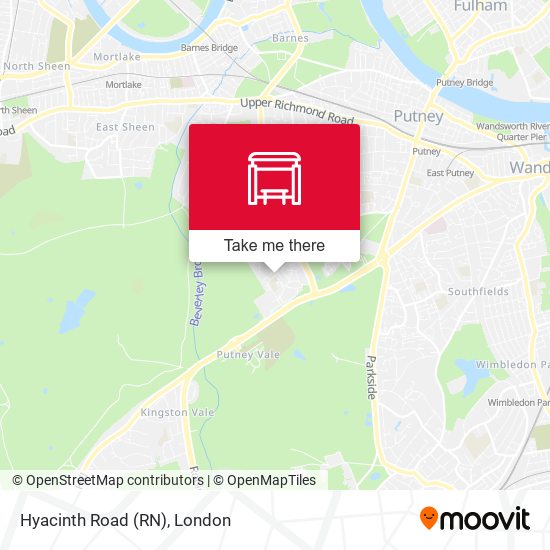 Hyacinth Road (RN) map