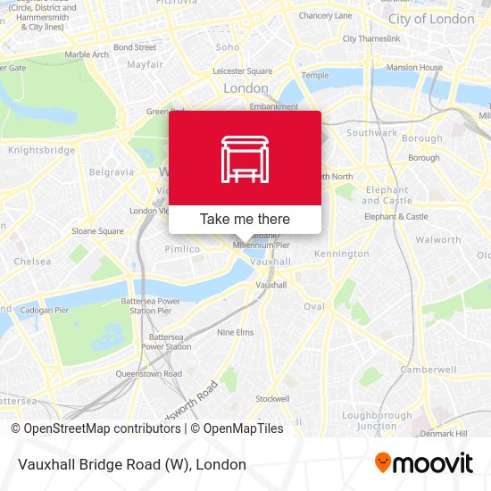 Vauxhall Bridge Road (W) map