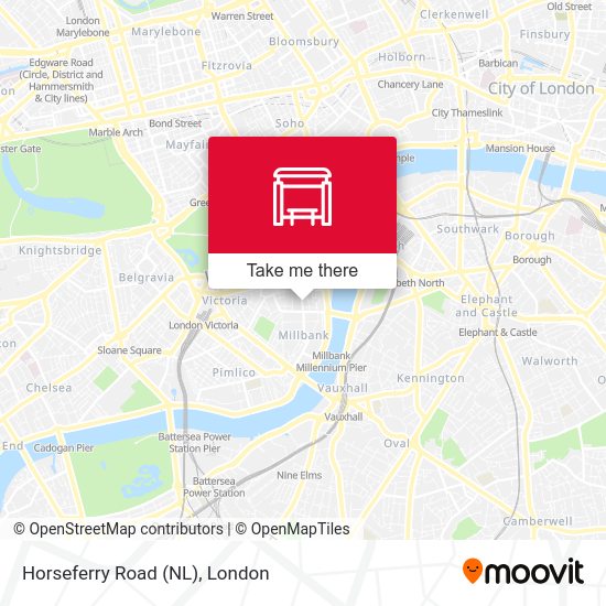 Horseferry Road (NL) map