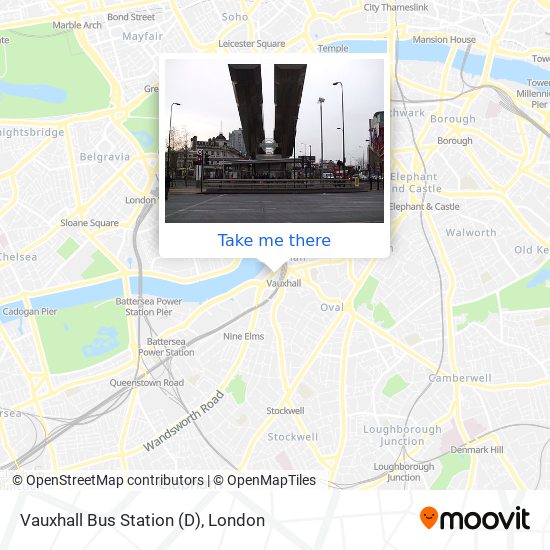 Vauxhall Bus Station (D) map