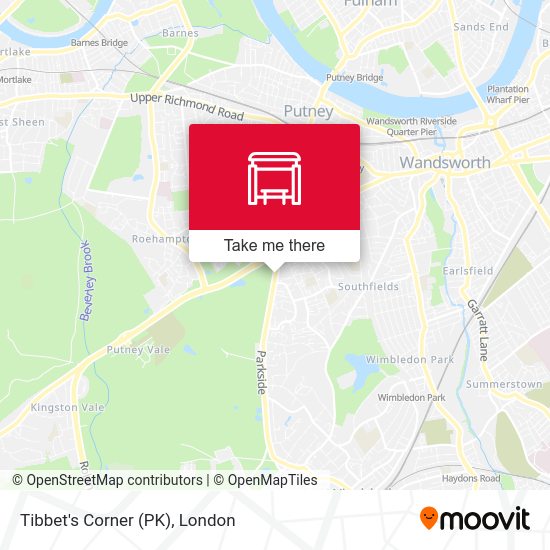 Tibbet's Corner (PK) map