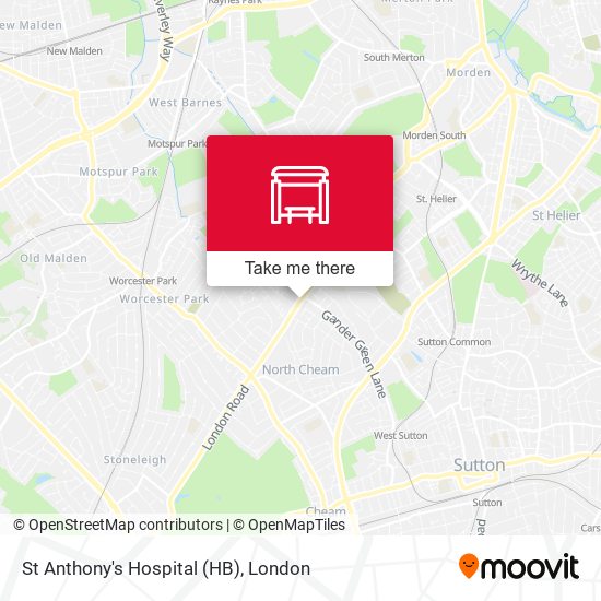 St Anthony's Hospital (HB) map