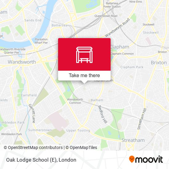 Oak Lodge School (E) map