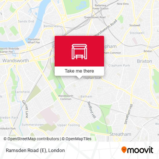 Ramsden Road (E) map