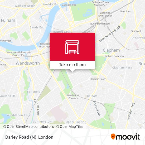 Darley Road (N) map