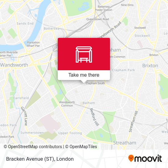 Bracken Avenue (ST) map