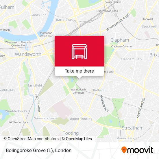 Bolingbroke Grove (L) map