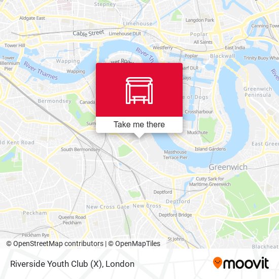 Riverside Youth Club (X) map