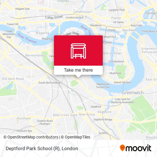 Deptford Park School (R) map