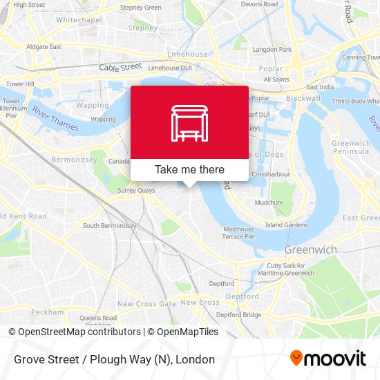 Grove Street / Plough Way (N) map