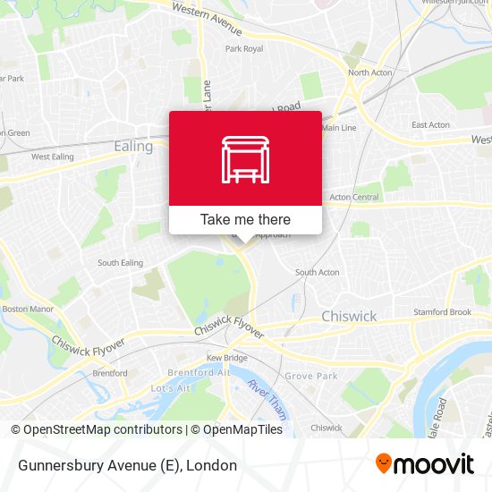 Gunnersbury Avenue (E) map