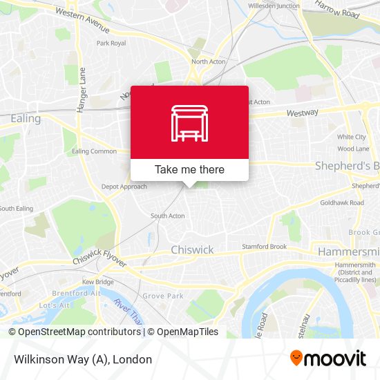 Wilkinson Way (A) map