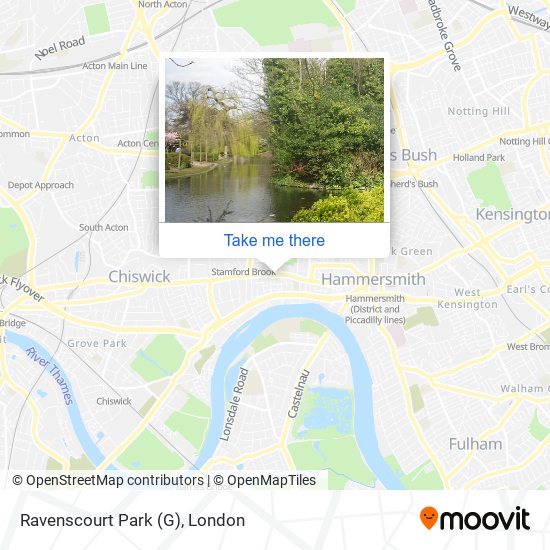 Ravenscourt Park (G) map
