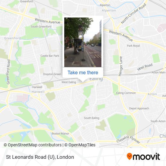 St Leonards Road (U) map