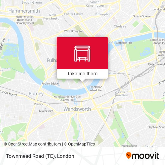 Townmead Road (TE) map