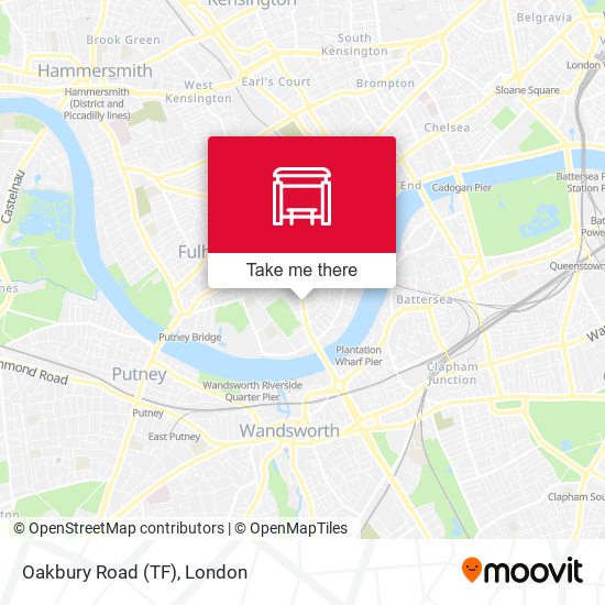 Oakbury Road (TF) map