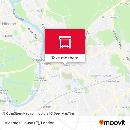 Vicarage House (E) map