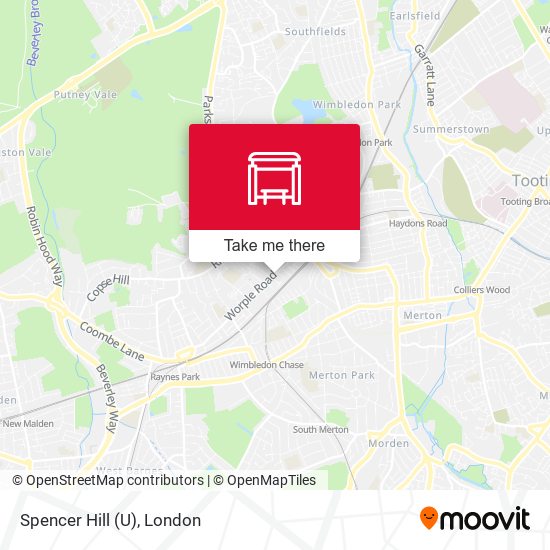 Spencer Hill (U) map