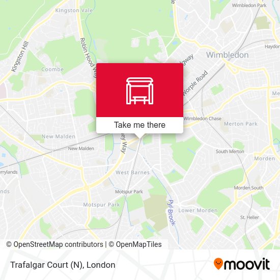 Trafalgar Court (N) map