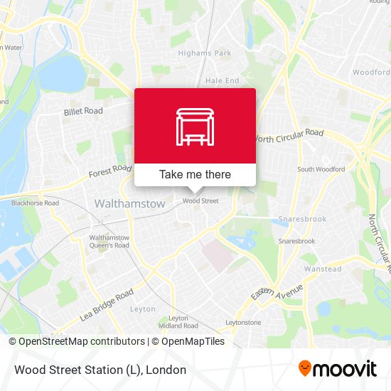 Wood Street Station (L) map