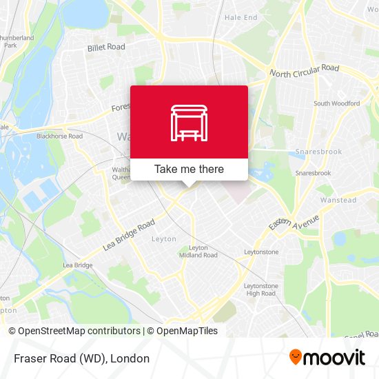 Fraser Road (WD) map