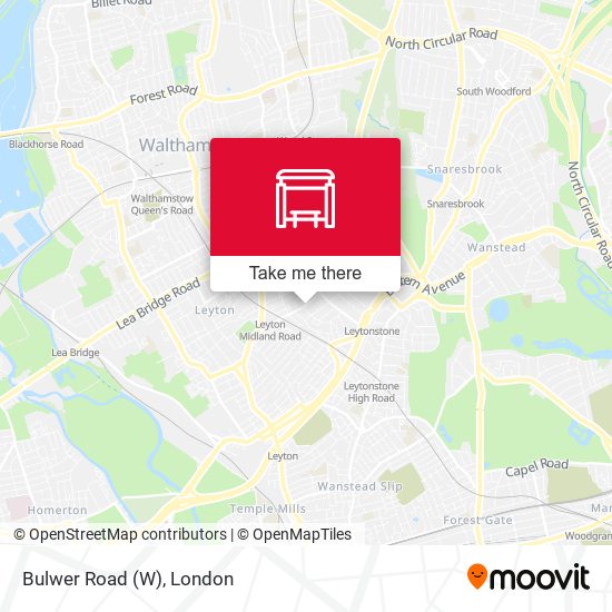Bulwer Road (W) map