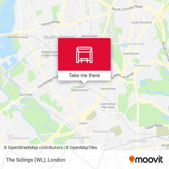 The Sidings (WL) map