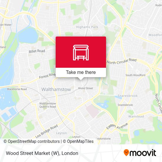 Wood Street Market map