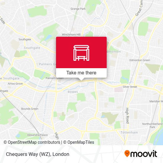 Chequers Way (WZ) map