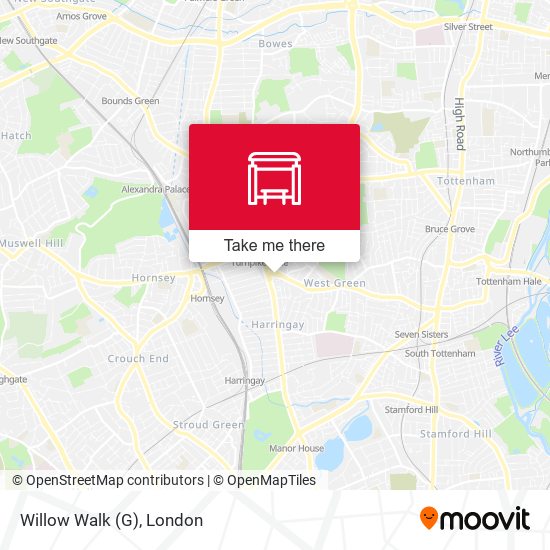 Willow Walk (G) map