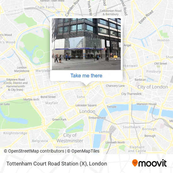 Tottenham Court Road Station Map How To Get To Tottenham Court Road Station (X) In Bloomsbury By Bus, Tube  Or Train?