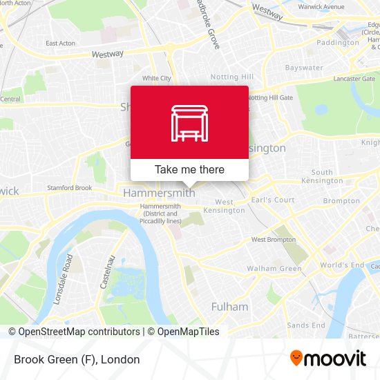 Brook Green (F) map