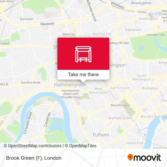 Brook Green (F) map