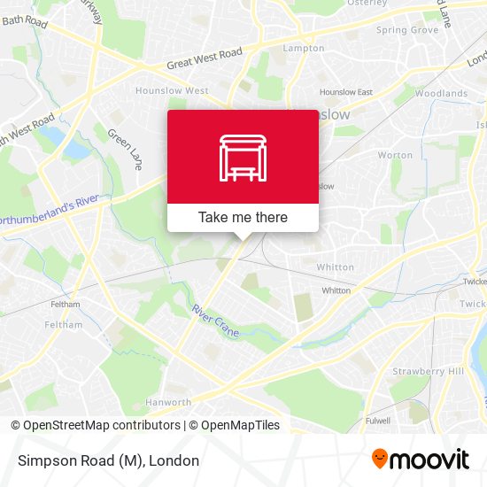 Simpson Road (M) map