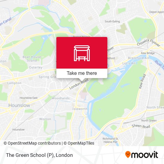The Green School (P) map