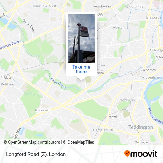Longford Road (Z) map