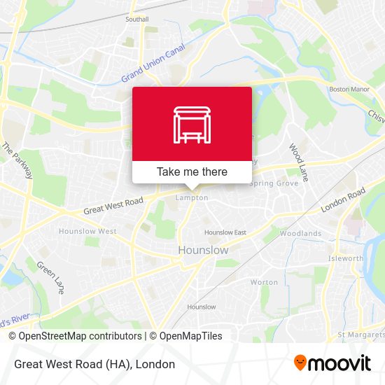 Great West Road (HA) map