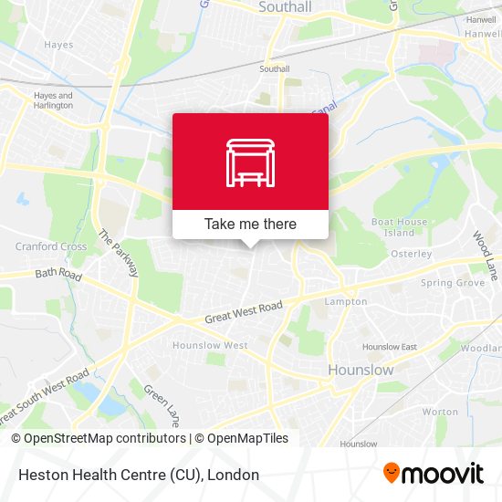Heston Health Centre (CU) map