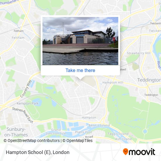 Hampton School (E) map