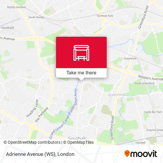 Adrienne Avenue (WS) map