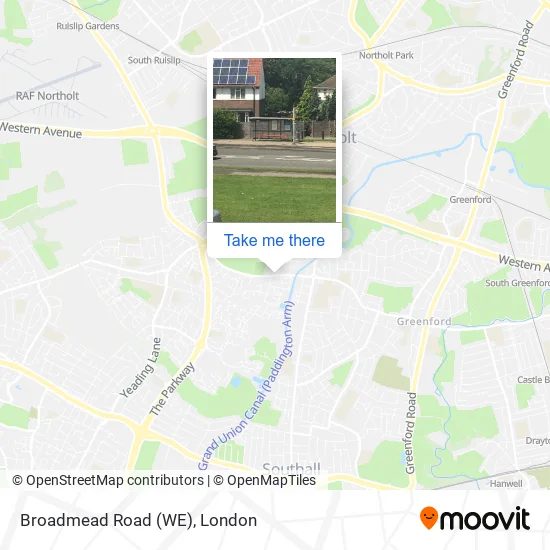 Broadmead Road (WE) map