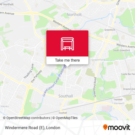 Windermere Road (E) map