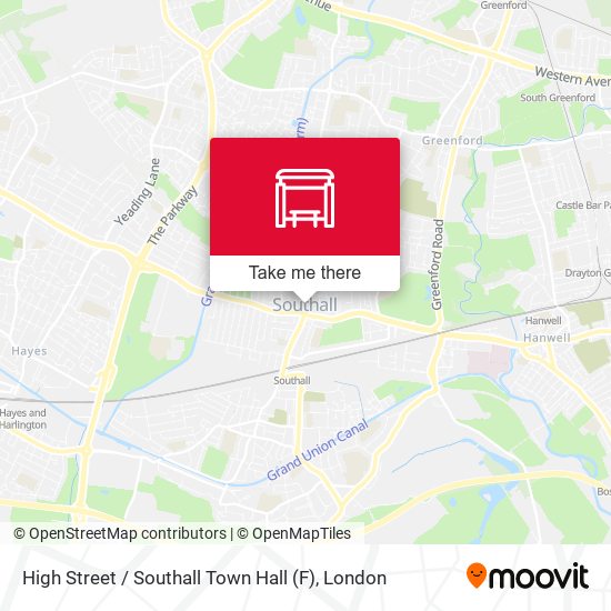 High Street / Southall Town Hall (F) map