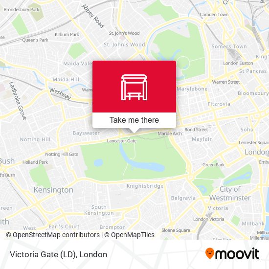 Victoria Gate (LD) map
