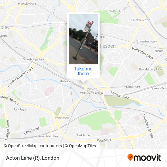 Acton Lane (R) map